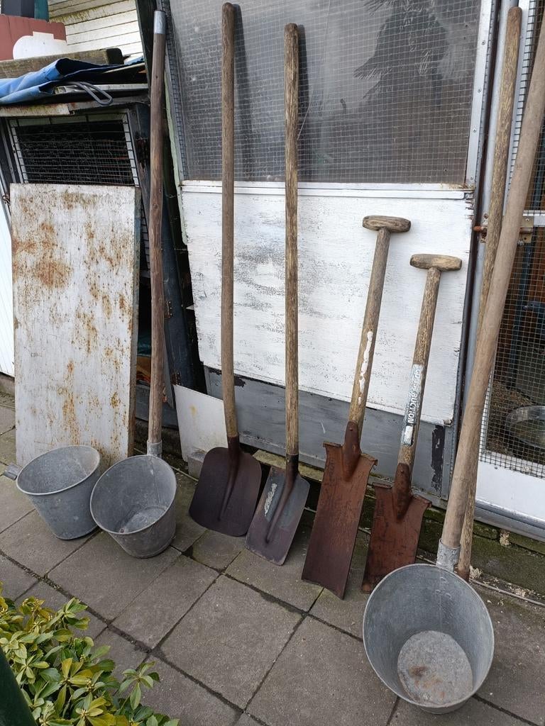 Allerlei tuingereedschap, Tuin en Terras, Ophalen of Verzenden, Gebruikt, Schoffel