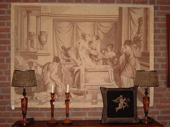 WANDKLEED TAPIJT - BADENDE VROUWEN * gobelin 200x140, Ophalen of Verzenden, Nieuw