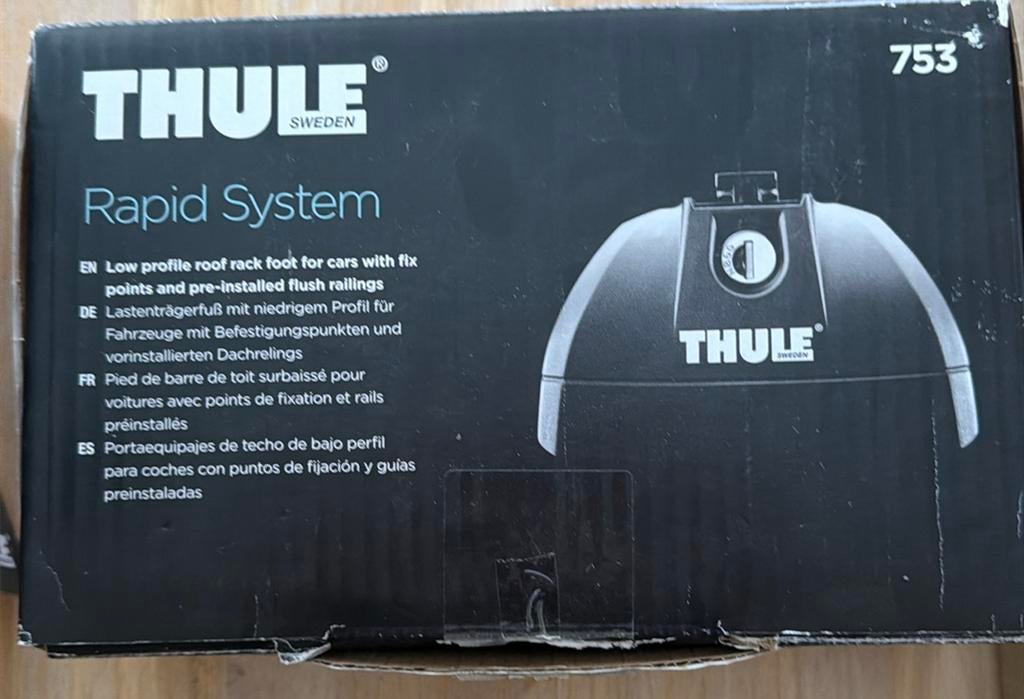 Thule rapid system 753 +kit184097 of kit 4021 +bar761, Ophalen of Verzenden, Gebruikt, Seat