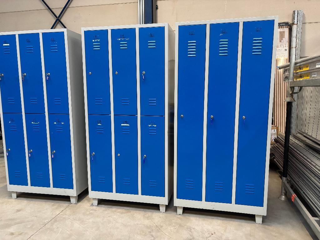 lockerkasten - garderobekast - locker - kledinglocker, Pelser bv, Pelser bv, Verzenden, Zo goed als nieuw