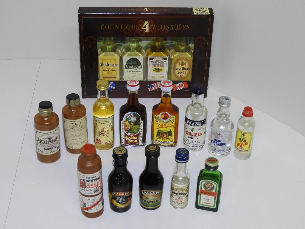 Sterke Drank Verzamel Flesjes, Verzamelen, Wijnen, Ophalen of Verzenden