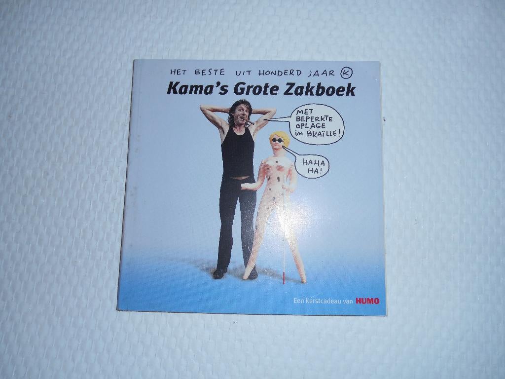 Sripboekje Kamagurka "Kamas grote zakboek", Moppen, Ophalen of Verzenden, Zo goed als nieuw, Kamagurka
