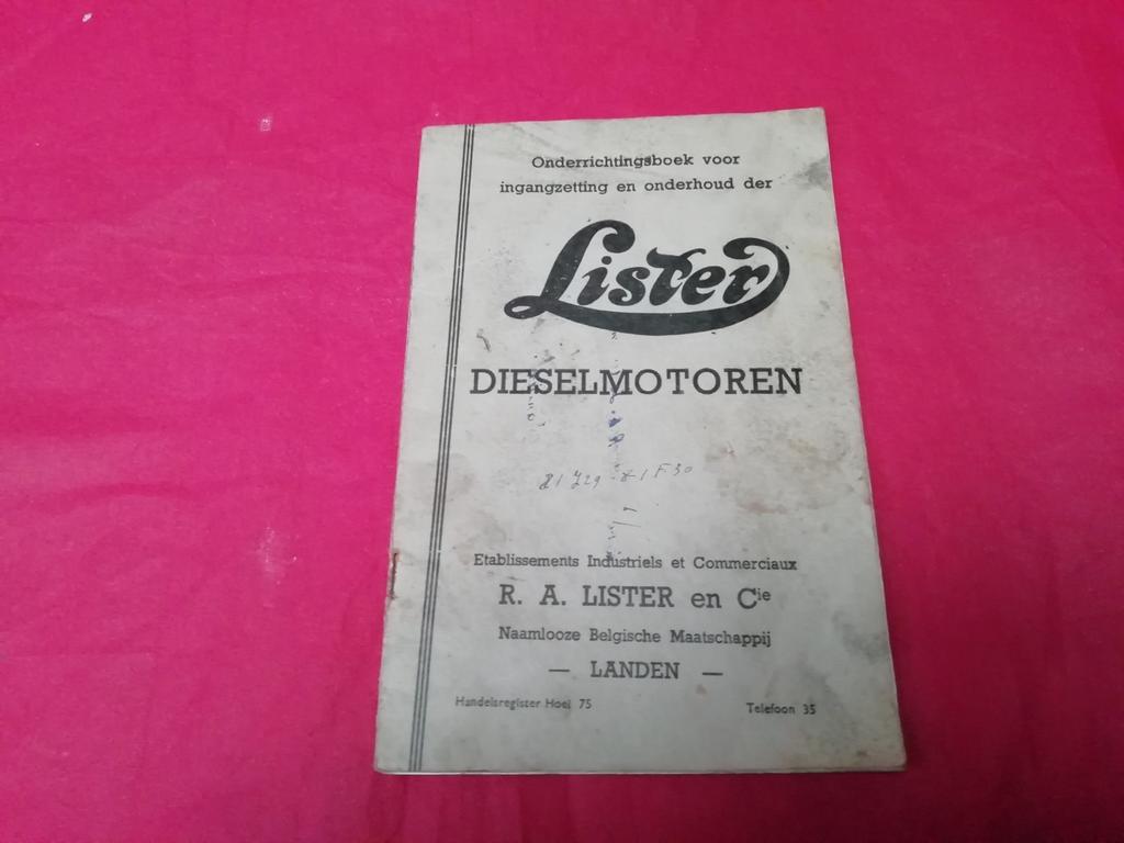 Livre d'enseignement Lister, Enlèvement ou Envoi