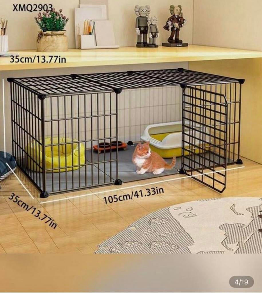 Cage / parc pour chat ou petits animaux – Neuf –, Neuf, Enlèvement ou Envoi, Moins de 60 cm, Cage