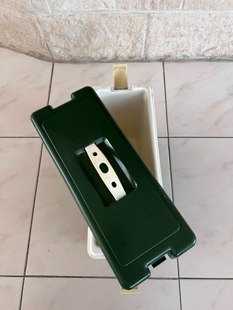 Vintage koelbox OLOT, groen. 10L *Made in Spain*, Antiek en Kunst, Curiosa en Brocante, Ophalen of Verzenden