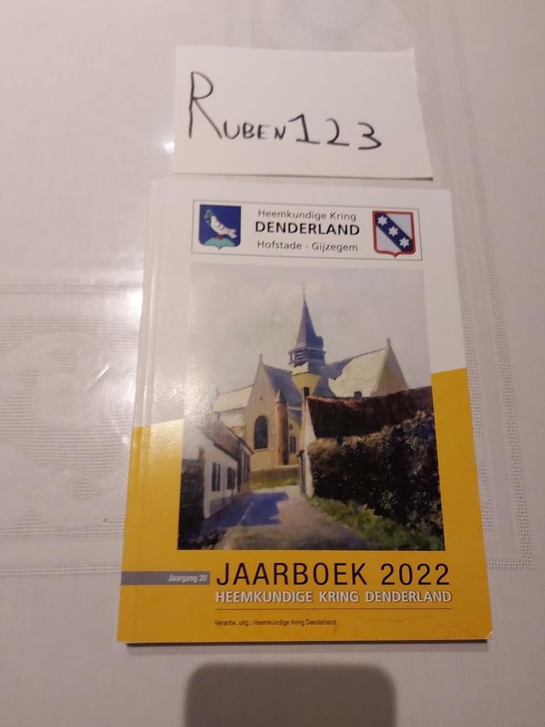 Jaarboek 2022 Heemkundige Kring Denderland, Enlèvement ou Envoi, Comme neuf