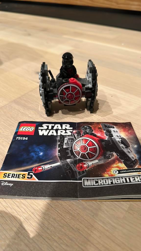 LEGO Star Wars First Order TIE Fighter Microfighter - 75194, Ophalen, Zo goed als nieuw, Lego