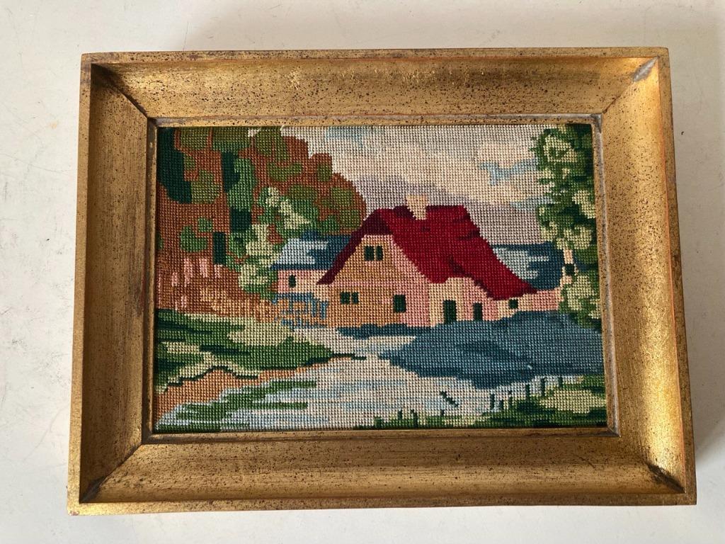 kleine vergulde houten kader, Minder dan 50 cm, Gebruikt, Ophalen of Verzenden, Minder dan 50 cm