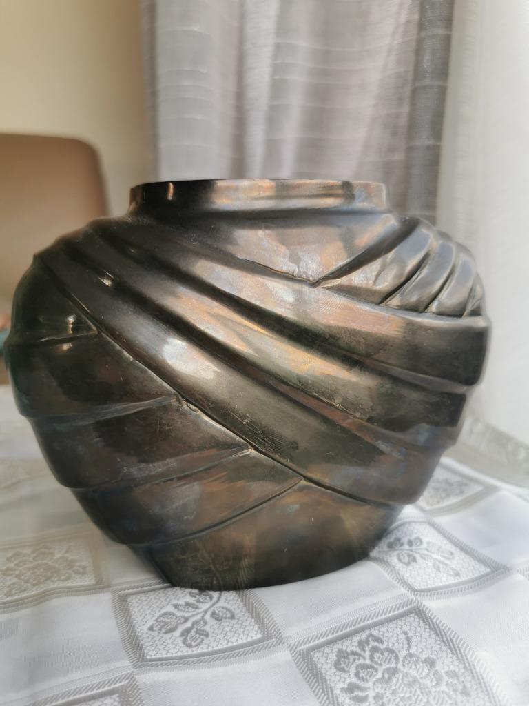 Vase en métal Art Déco, Antiquités & Art, Enlèvement ou Envoi