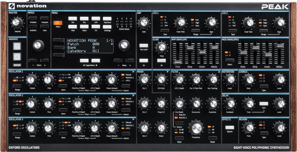 Novation Peak, Muziek en Instrumenten, Synthesizers, Ophalen, Zo goed als nieuw, Novation