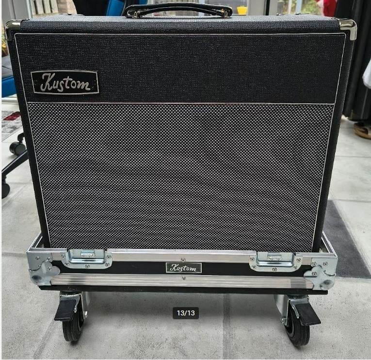 Kustom all tube 50 watt buizen versterker in nieuwstaat!, Ophalen, Nieuw, Gitaar, 50 tot 100 watt