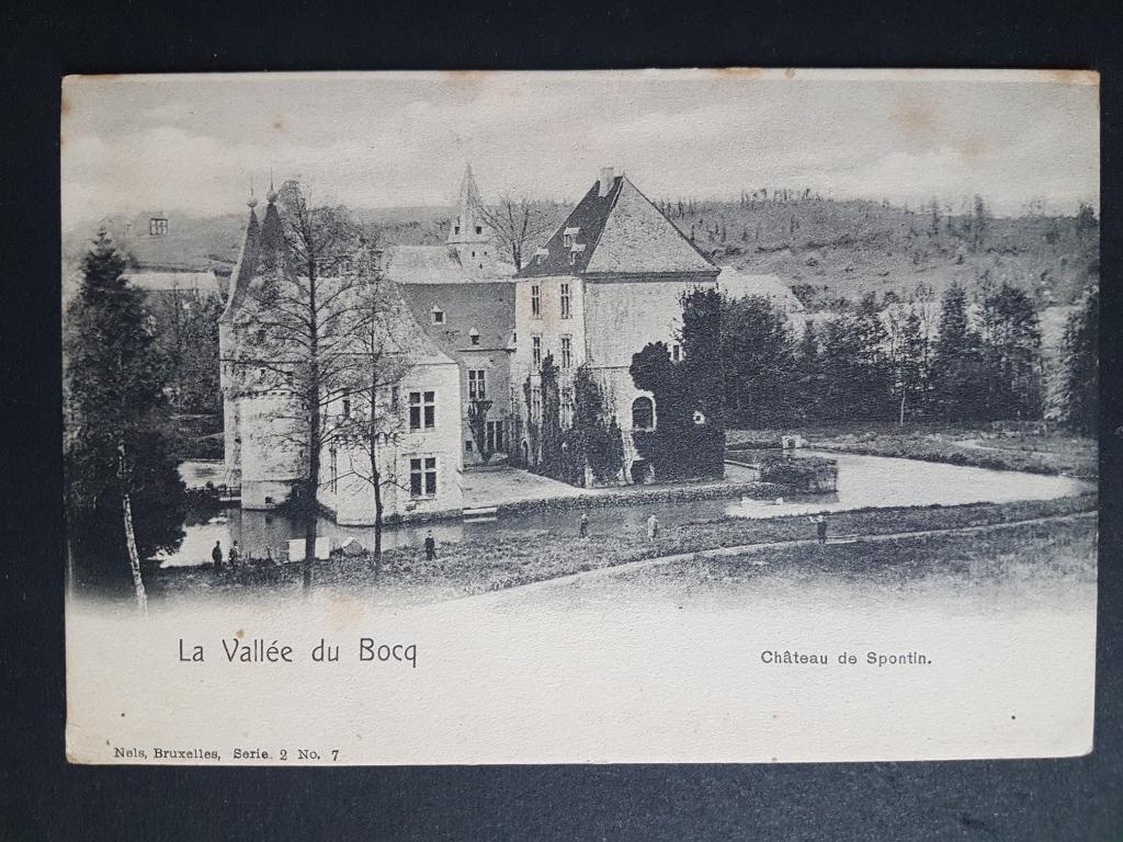 Postkaart La Vallée du Bocq Château de Spontin Serie Nels, Verzamelen, Postkaarten | België, Ongelopen, Namen, Voor 1920, Ophalen of Verzenden