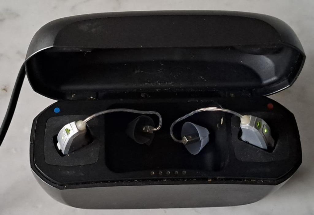 2 oplaadbare achter-het-oor hoorapparaten Resound GN, Ophalen, Gebruikt, Overige typen