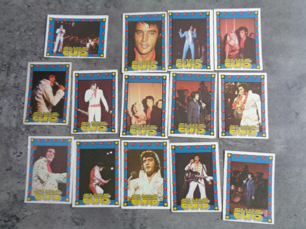 MONTY KAARTEN ELVIS PRESLEY 14X zeldzaam 1978, Verzenden