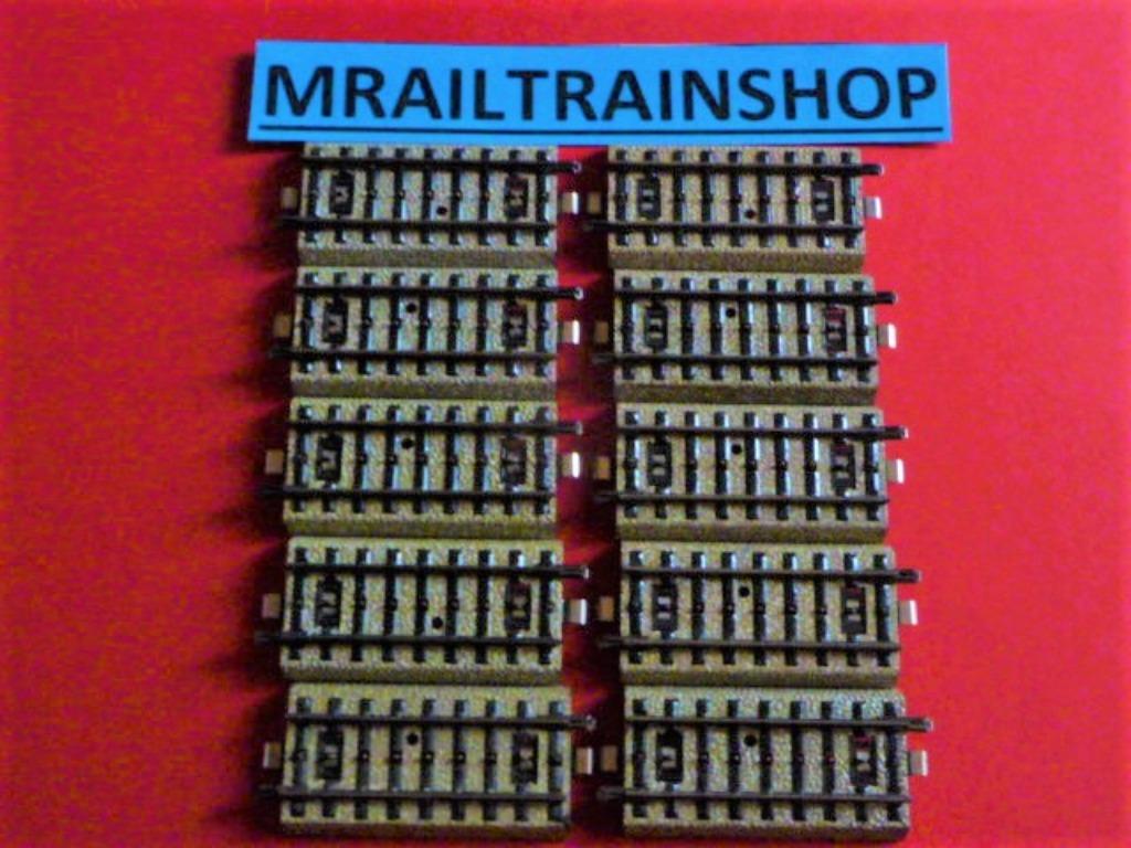 5129 MARKLIN HO - 10 x RECHTE RAILS 7 CM, Wisselstroom, Gebruikt, Rails, Ophalen of Verzenden