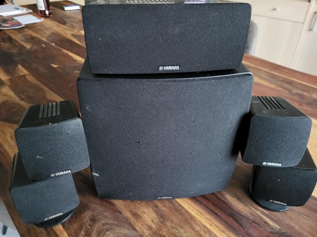 Ensemble enceintes 5.1 Yamaha, Autres marques, Moins de 40 watts, Comme neuf, Enlèvement