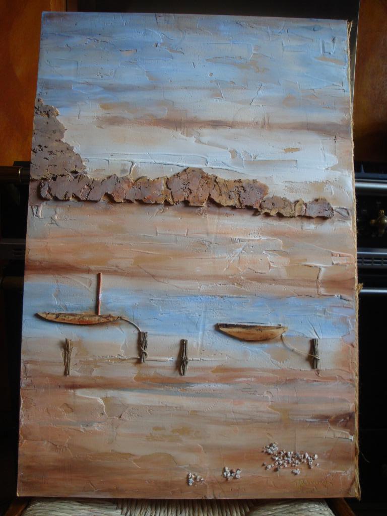 PEINTURE SUR BOIS, Antiek en Kunst, Ophalen