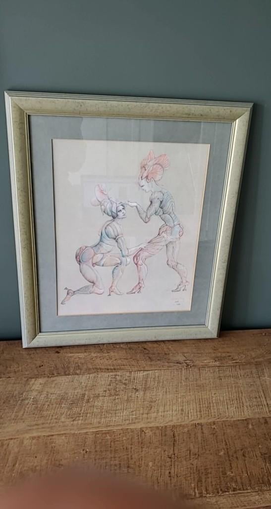 LEONOR FINI gesigneerde zeefdruk 1209/4960, Antiquités & Art, Art | Lithographies & Sérigraphies, Enlèvement ou Envoi