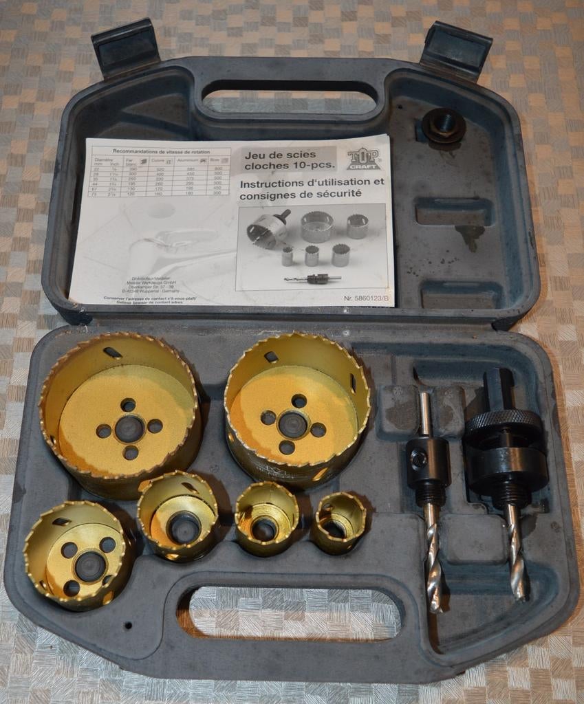 Set klokboren ( nieuw ), Ophalen, Nieuw, Boormachine