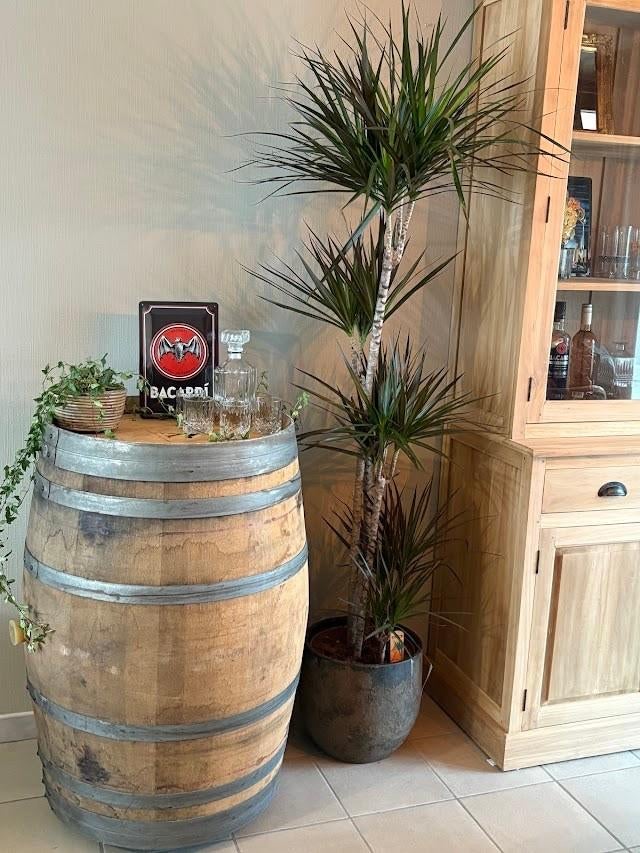 Authentieke & Gebleekte Wijnvaten - Regenton - Decoratie, Tuin en Terras, Regentonnen, 150 liter of meer, Ophalen, Gebruikt, Hout