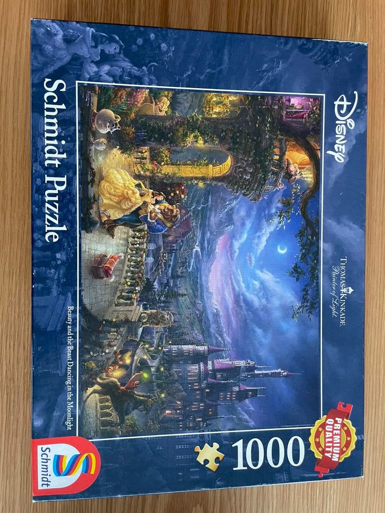 Beauty and the Beast Dancing - Thomas Kinkade puzzel, Ophalen, Zo goed als nieuw