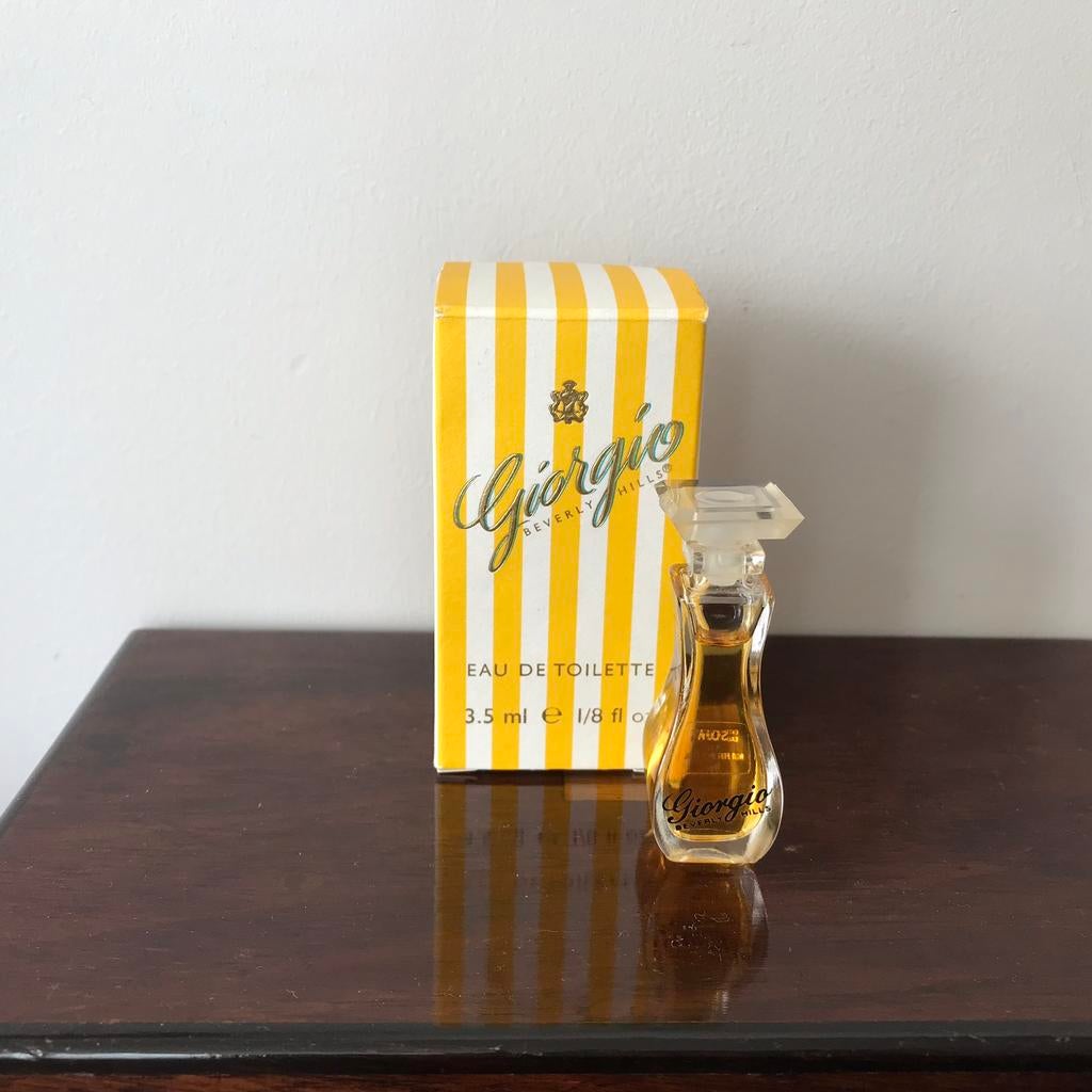 Miniatuur parfumflesje Gorgio, Beverly Hills, Verzamelen, Ophalen of Verzenden, Zo goed als nieuw, Miniatuur