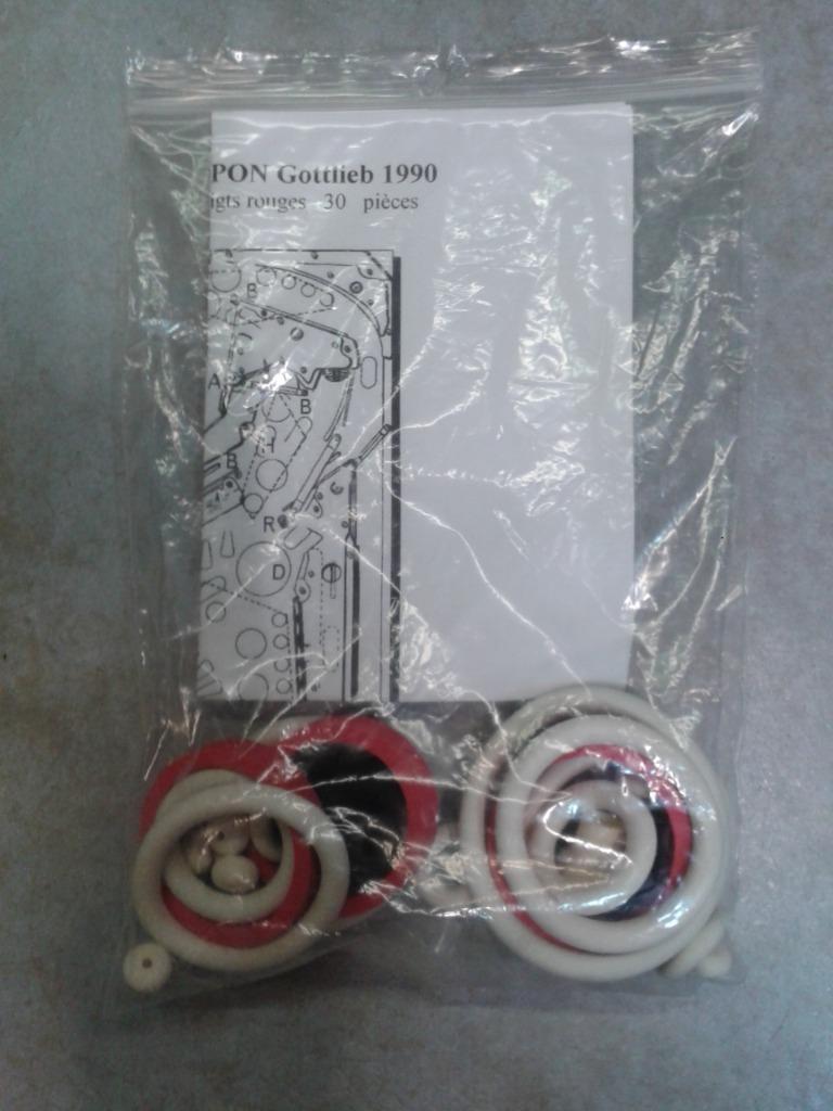 kit elastique 1990 Deadly Weapon gottlieb, Verzamelen, Automaten | Flipperkasten, Ophalen of Verzenden, Nieuw, Gottlieb