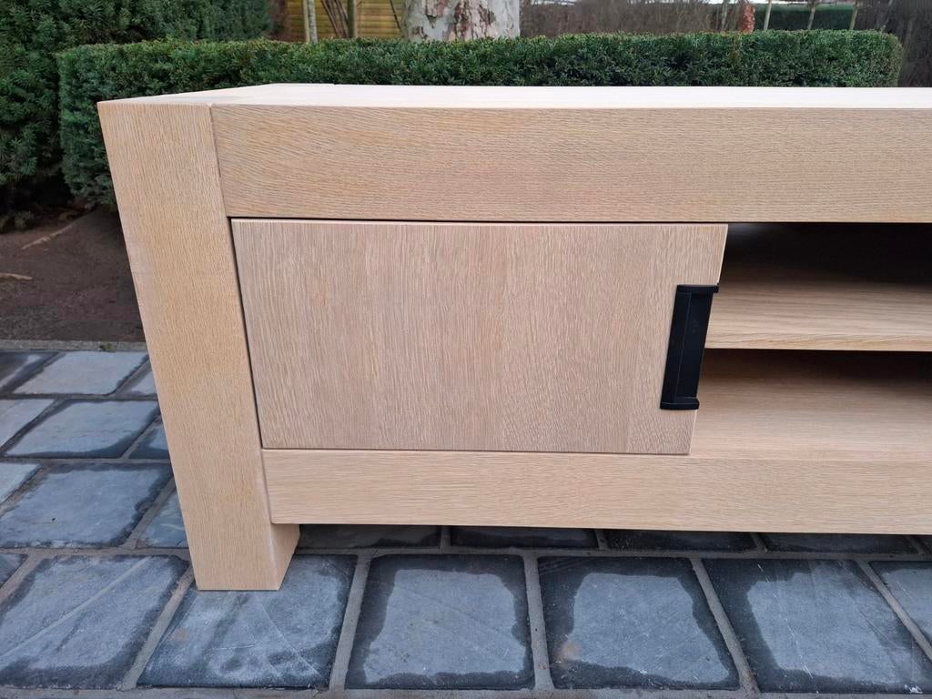 Meuble TV en chêne. Aérogommé., Enlèvement ou Envoi