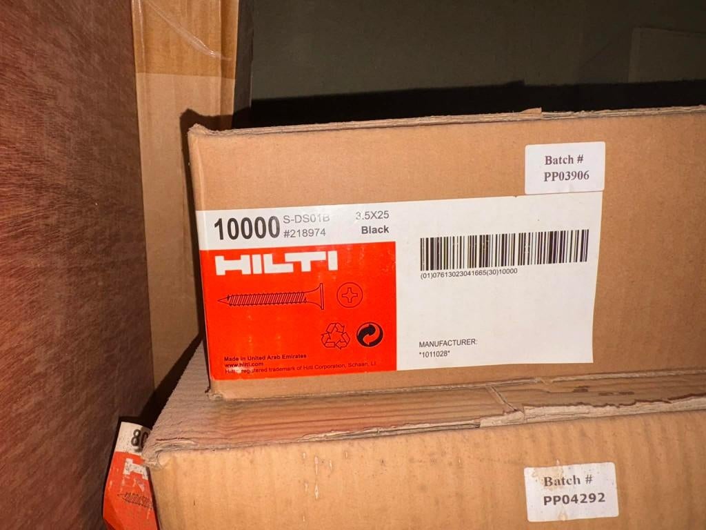 Hilti Gyprock vijzen, Enlèvement, Neuf, Moins de 50 mm, Vis