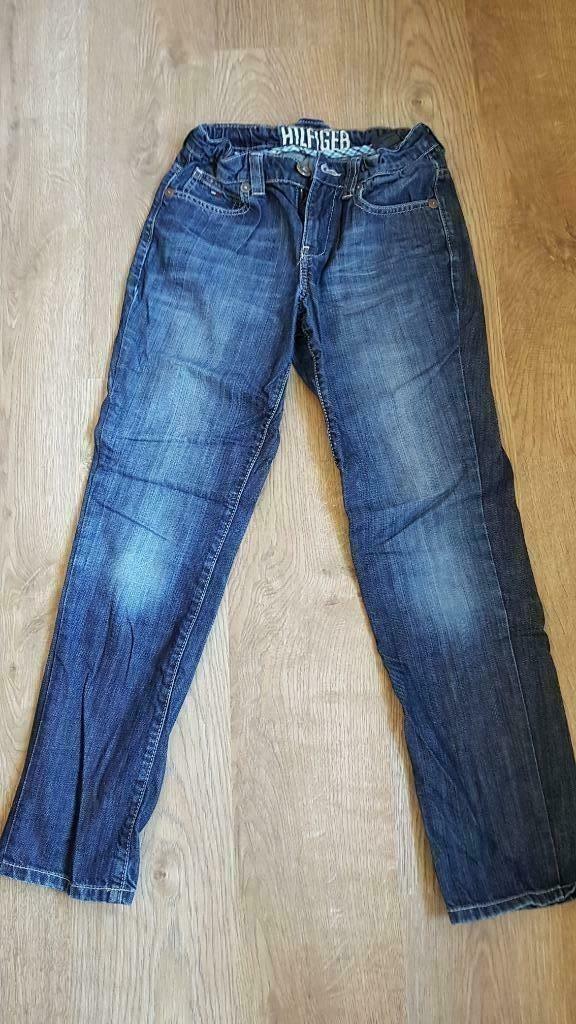 blauwe jeans broek Tommy Hilfiger maat 140, Kinderen en Baby's, Kinderkleding | Maat 140, Broek, Gebruikt, Ophalen of Verzenden