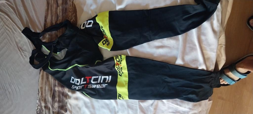lange fietsbroek doltcini, Fietsen en Brommers, Fietsaccessoires | Fietskleding, Ophalen, Gebruikt, XL