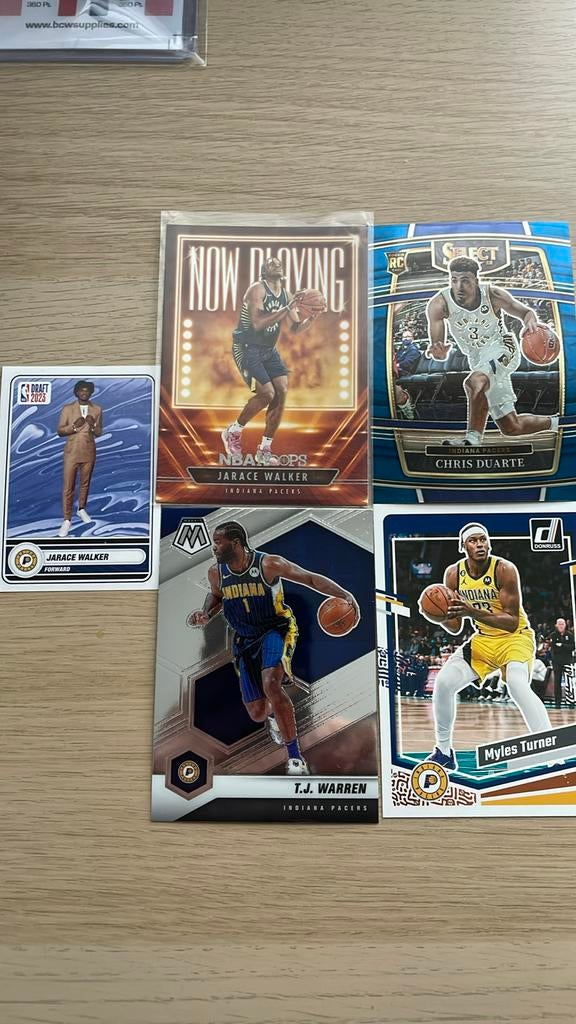5 cartes Indiana Pacers, Hobby & Loisirs créatifs, Autocollants & Images, Comme neuf, Autocollant, Enlèvement ou Envoi
