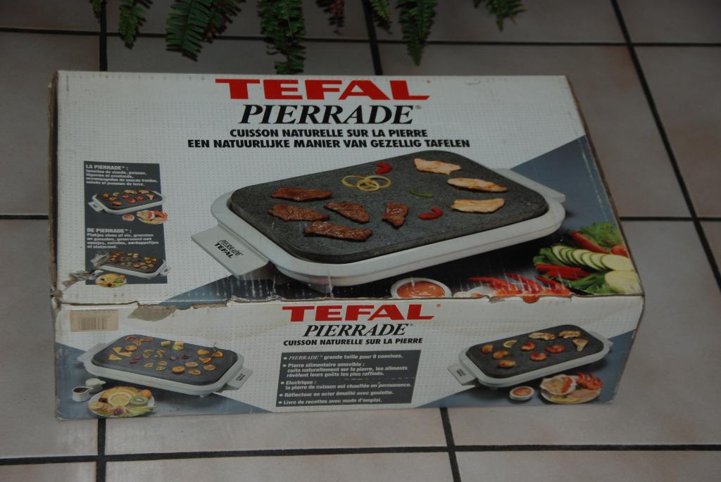 TEFAL Pierrade Cuisson naturelle sur pierre 8 personnes TBon, Enlèvement, Utilisé