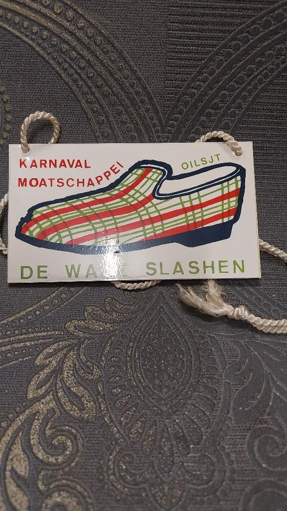 Médaille en plastique De Ware Slashen Alost Carnival Oilsjt, Enlèvement ou Envoi, Autres matériaux