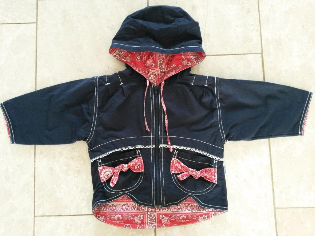 Vintage jas - maat 74, Kinderen en Baby's, Ophalen of Verzenden, Zo goed als nieuw, Meisje, Jasje