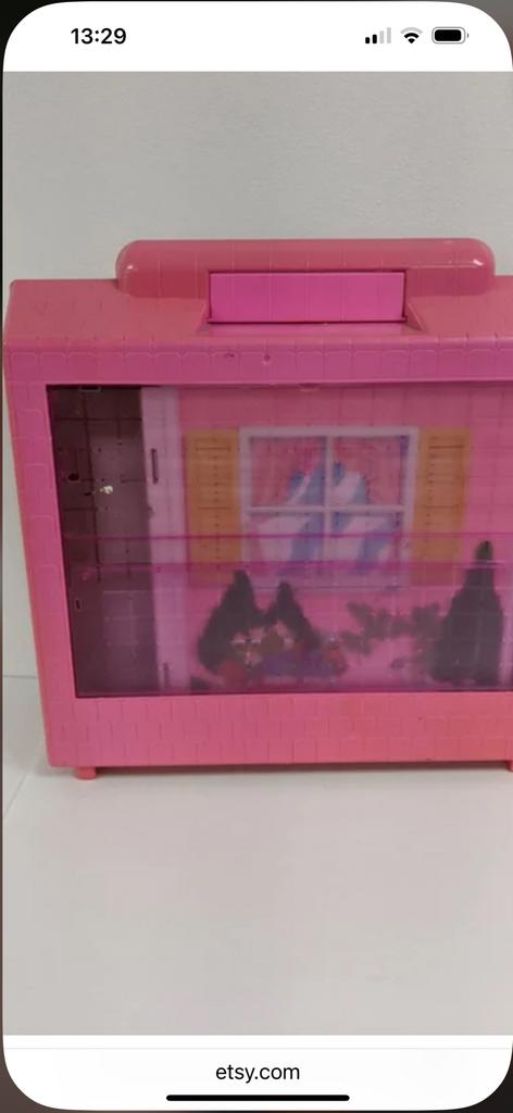 Opplooibaar barbiehuis, Kinderen en Baby's, Speelgoed | Poppenhuizen, Ophalen of Verzenden, Gebruikt, Poppenhuis