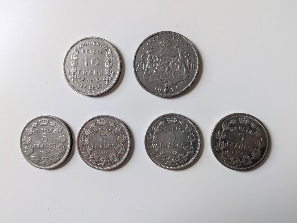 Oude Belgische munten te koop, Postzegels en Munten, Ophalen of Verzenden