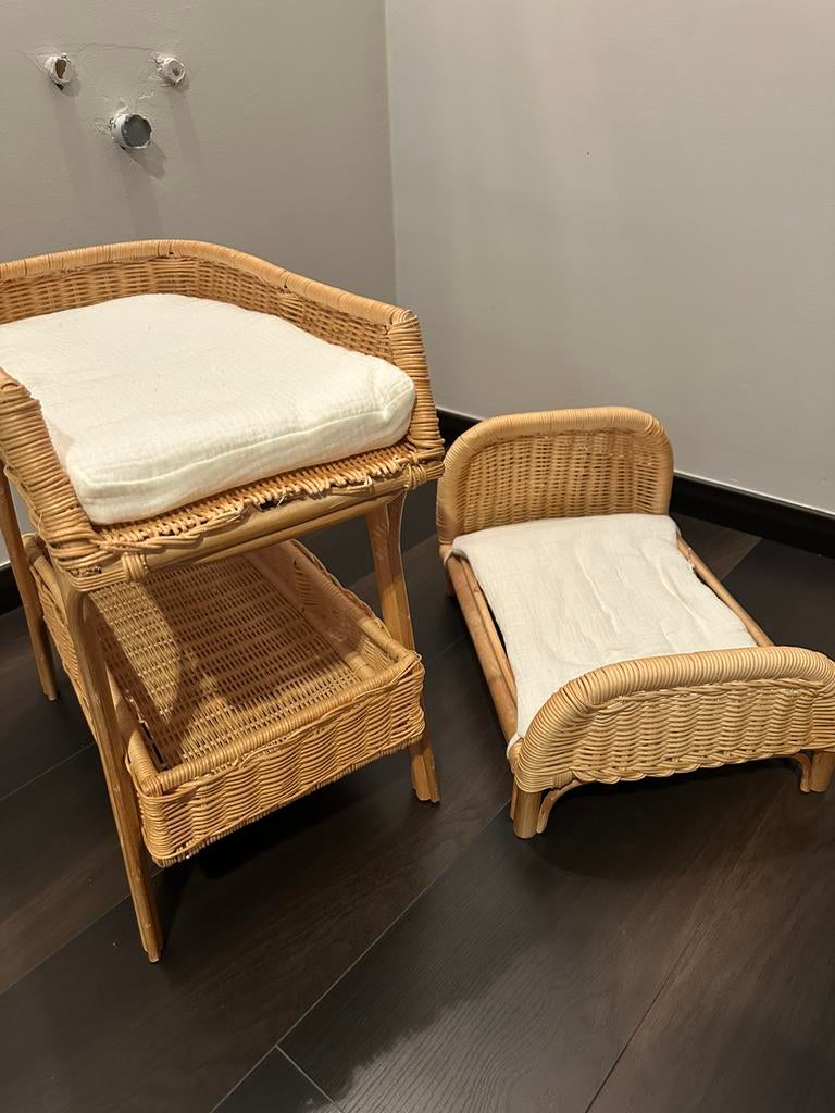 ROTAN POPPENSPEELGOED, Ophalen