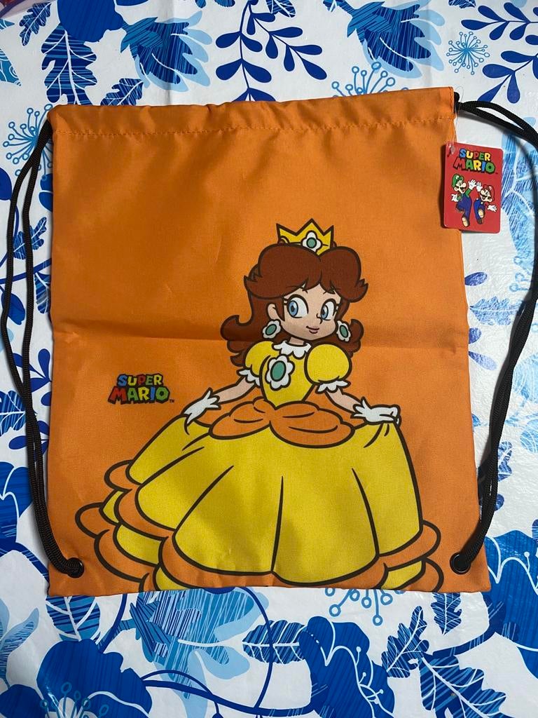 Turnzak/rugzakje prinses peach mario bros, Ophalen of Verzenden, Zo goed als nieuw