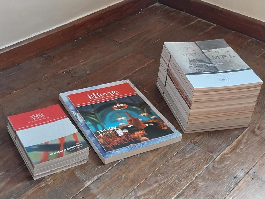 Lot de catalogues Pierre Bergé, Antiquités & Art, Art | Autres Art, Enlèvement