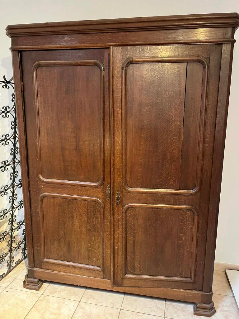 Garde robe, Maison & Meubles, Avec tablette(s), Enlèvement, Utilisé, Chêne