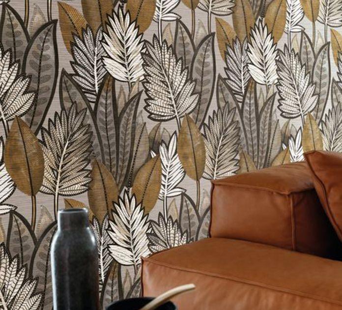 1 Rol NEW behang CASAMANCE TROPICAL -40%, Huis en Inrichting, Ophalen of Verzenden, Minder dan 10 m², Zwart