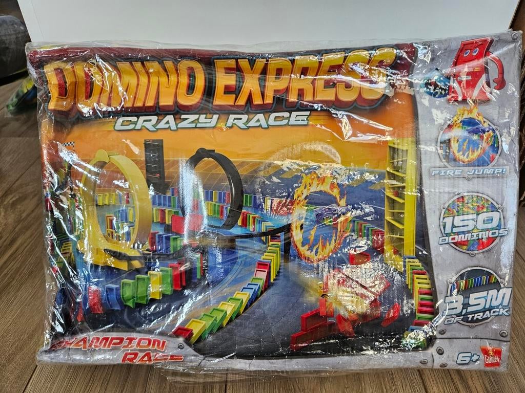 Domino Express crazy race NIEUW, Kinderen en Baby's, Speelgoed | Racebanen, Nieuw, Onderdelen, Ophalen
