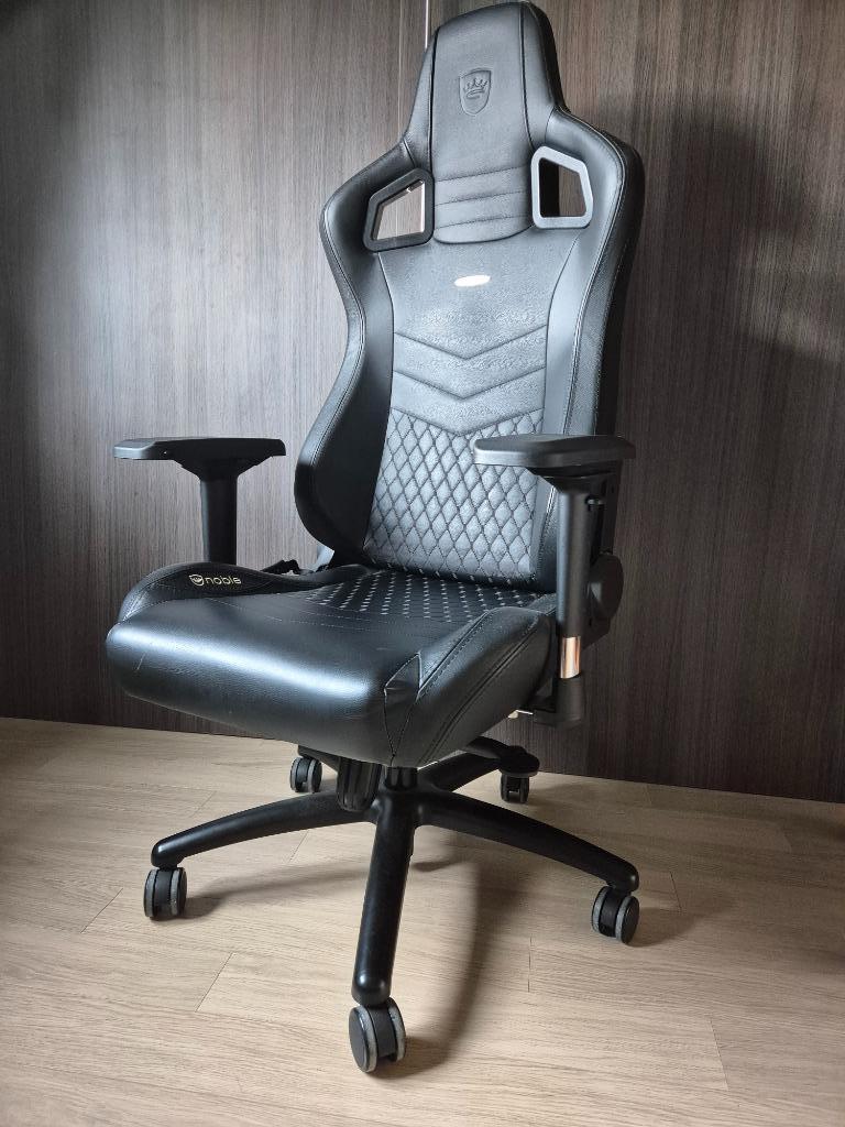 Bureau/games stoel Noble Epic, Chaise de bureau de gaming, Comme neuf, Enlèvement, Chaise de bureau