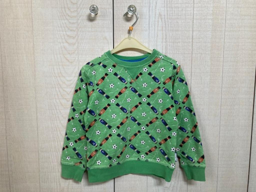 Pull vert Someone 116cm avec des joueurs de football, Garçon ou Fille, Enlèvement ou Envoi, Chemise ou À manches longues, Someone