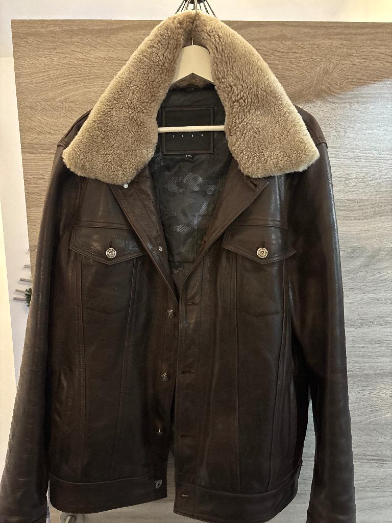 Veste en cuire Redskins Homme 3XL, Ophalen of Verzenden, Zo goed als nieuw, Overige maten, Redskins
