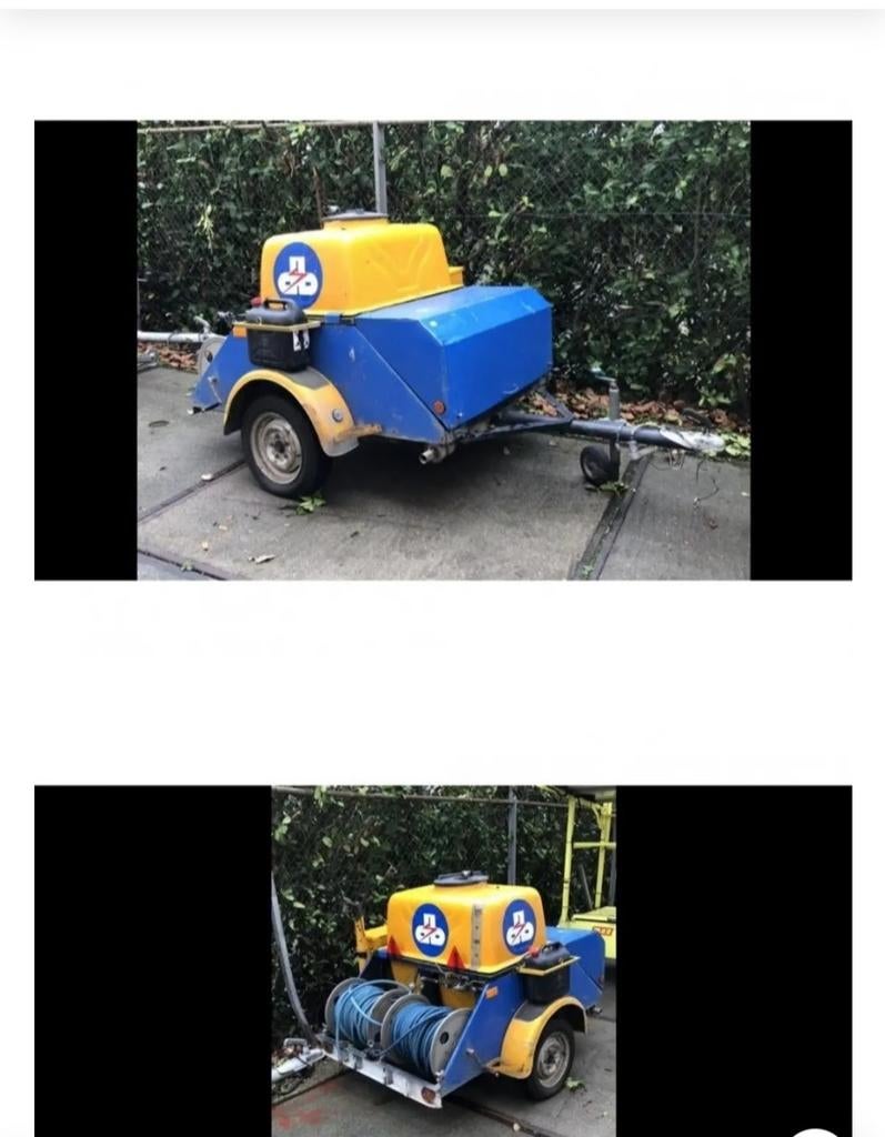 Déboucheuse d'égouts — Vanguard V-Twin de 18 ch (200 bar), Enlèvement, Utilisé