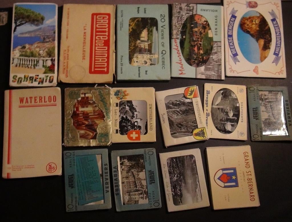 Ensemble de livres avec cartes postales, Collections, Enlèvement ou Envoi, Europe autre
