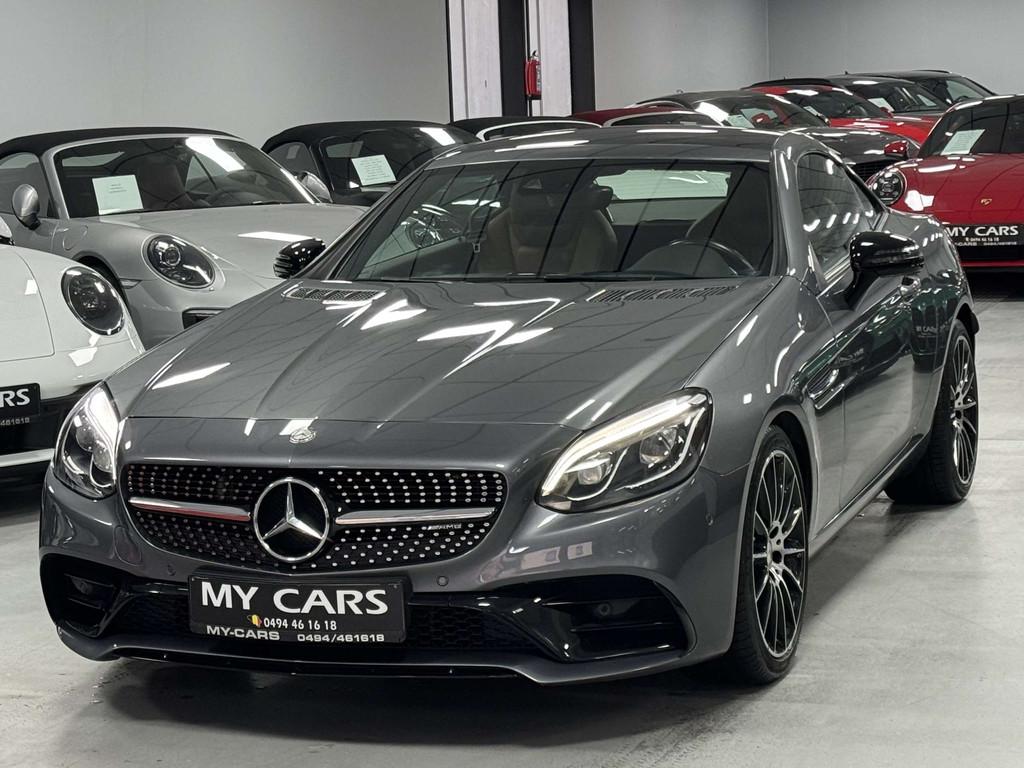 Mercedes-Benz SLC 200 Aut. 184 Cv Pack-AMG Full Options Pano, Autos, Cuir, Argent ou Gris, Achat, Entreprise