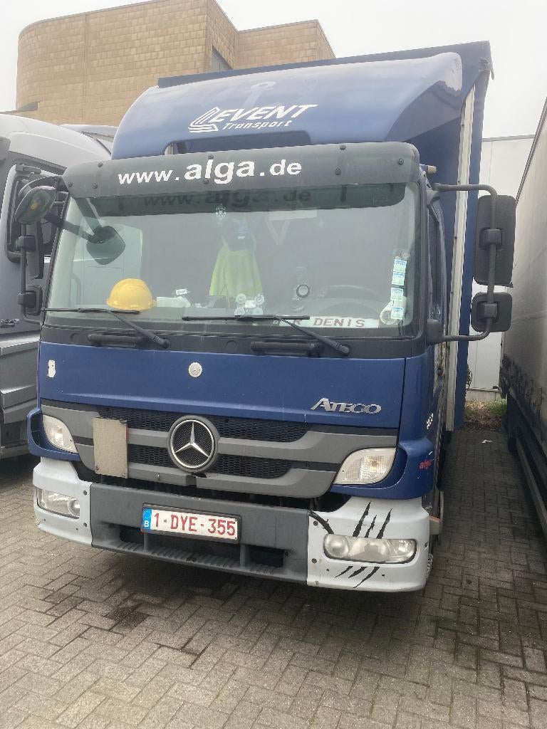 camion, Auto's, Euro 5, Blauw, Mercedes-Benz, Grijs